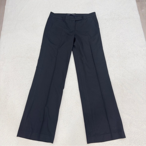 Robert Rodriguez Black Dress Pants Wide Leg Size 8 Business Career Trousers - Picture 1 of 7
